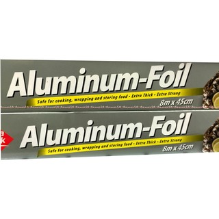 Aluminium foil Kertas Aluminium Foil Kertas Membungkus Makanan 8mx45cm