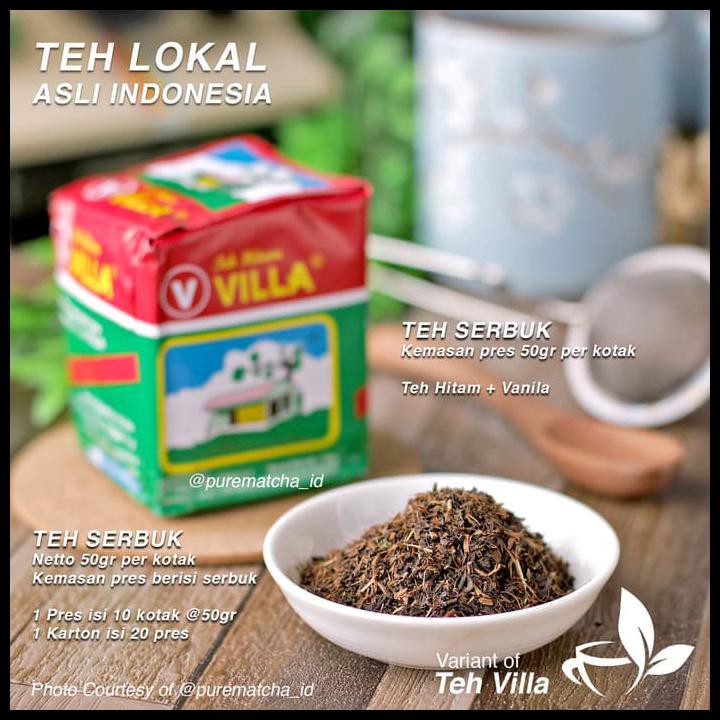 

Teh Villa Indonesian Black Tea Teh Hitam Serbuk Lokal Indonesia Pres