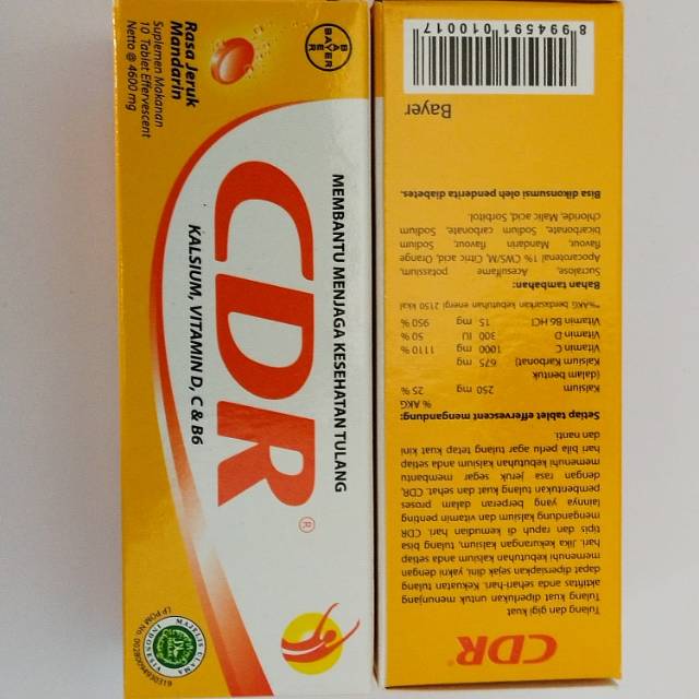 CDR CALCIUM-D-REDOXON / VITAMIN KALSIUM EFFERVESCENT ISI 10 TABLET