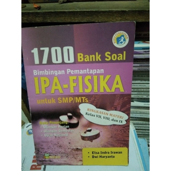 buku 1700 bank soal fisika SMP/Mts penerbit yrama widya
