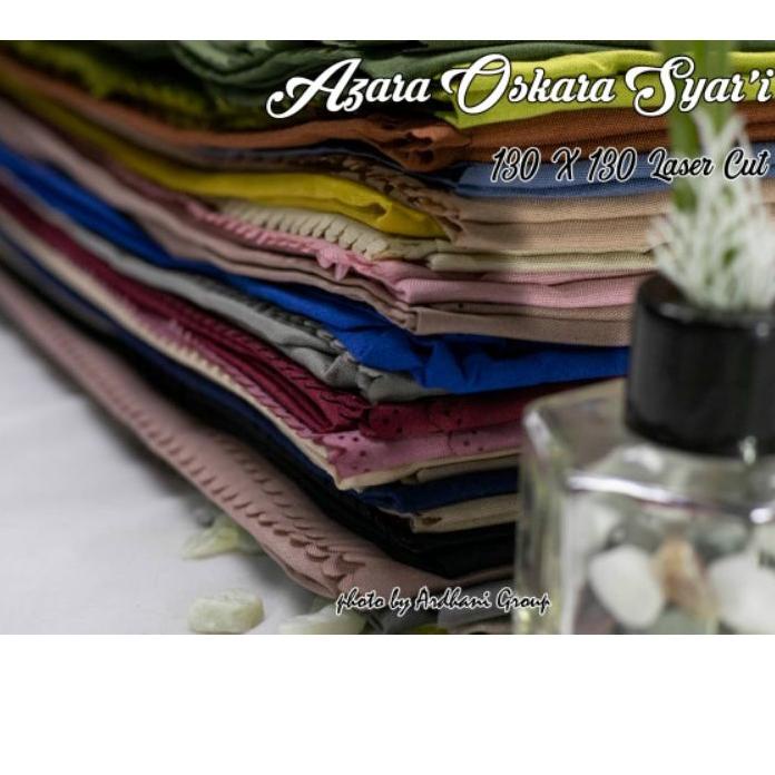 Jilbab hijab kerudung syar'i segi empat Azara jumbo sm 02