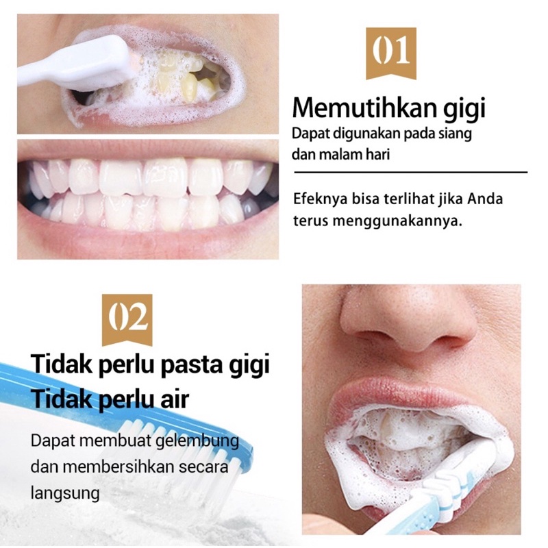 [READY STOCK&amp;FREE GIFT] BREYLEE TEETH WHITENING POWDER // MENCERAHKAN GIGI BREYLEE