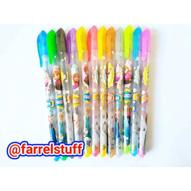 

Pulpen glitter warna