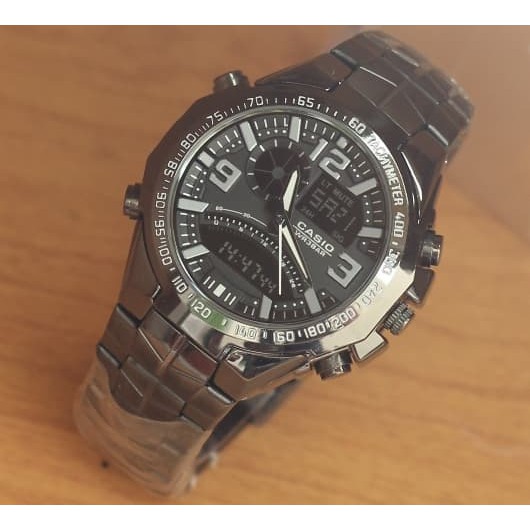 JAM TANGAN PRIA CASIO EDIFICE EFA1000 FULL BLACK