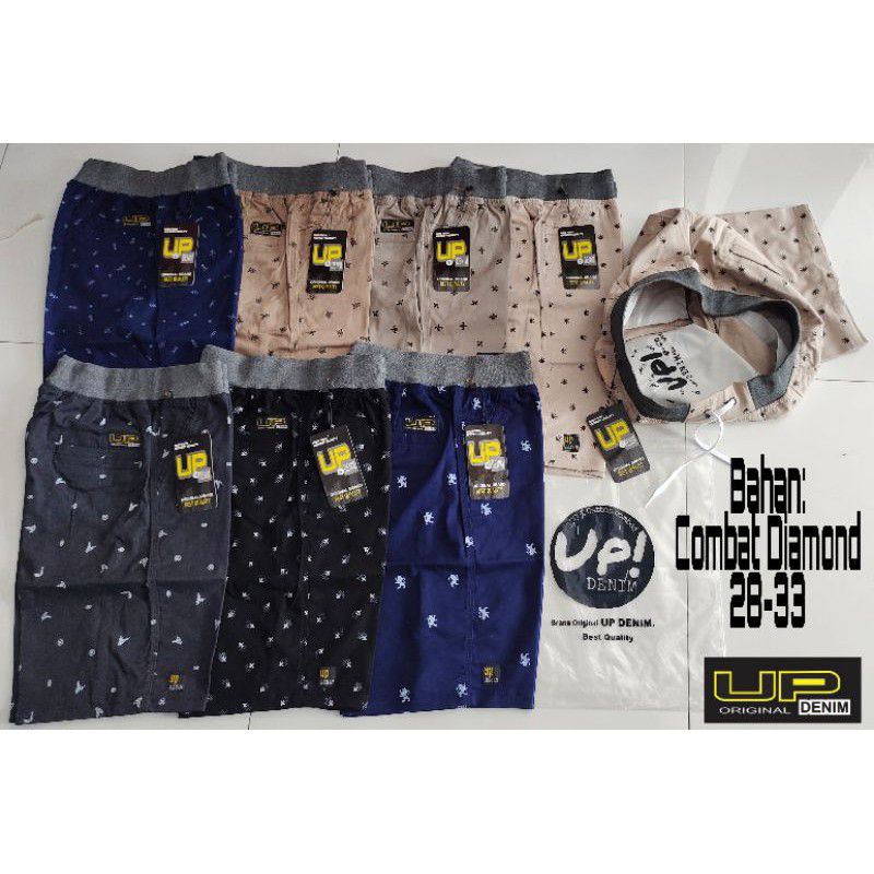 CELANA PENDEK PRIA ORIGINAL UP DENIM CELANA COWOK