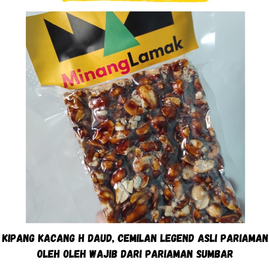 Snack Kipang Kacang H Daud Cemilan Legend Asal Pariaman Repacking Minang Lamak Oleh-Oleh Pariaman