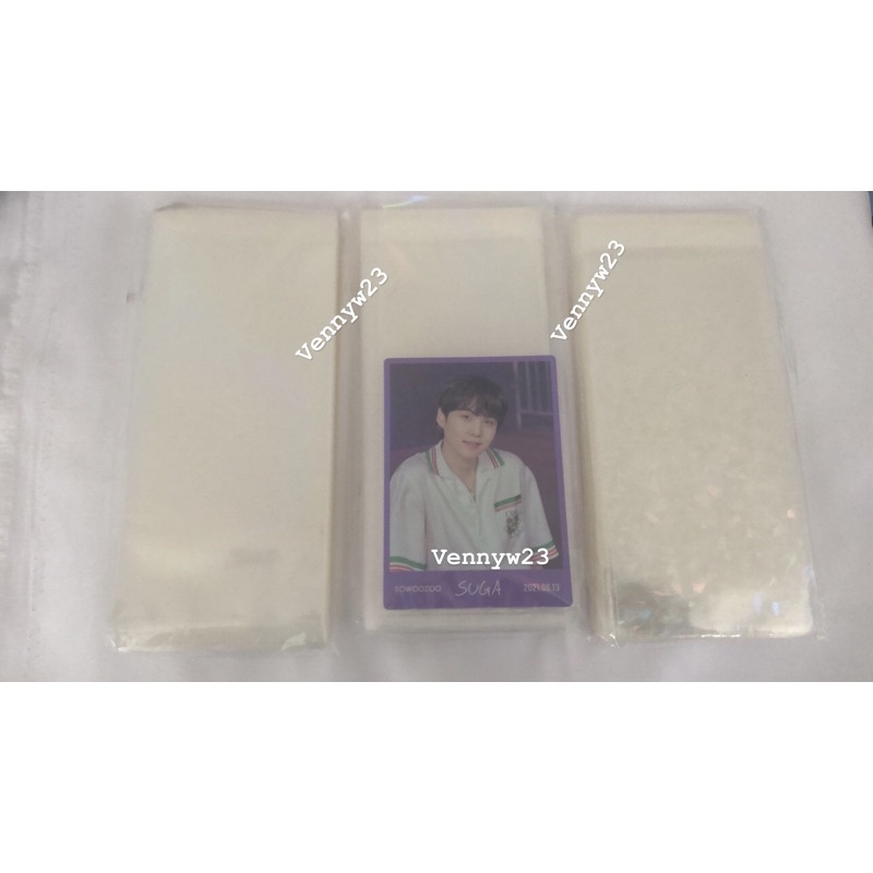 inner sleeve mpc hologram/ inner sleeve holo mpc/ inner sleeve mpc seal holo/ mini photocard sleeve 