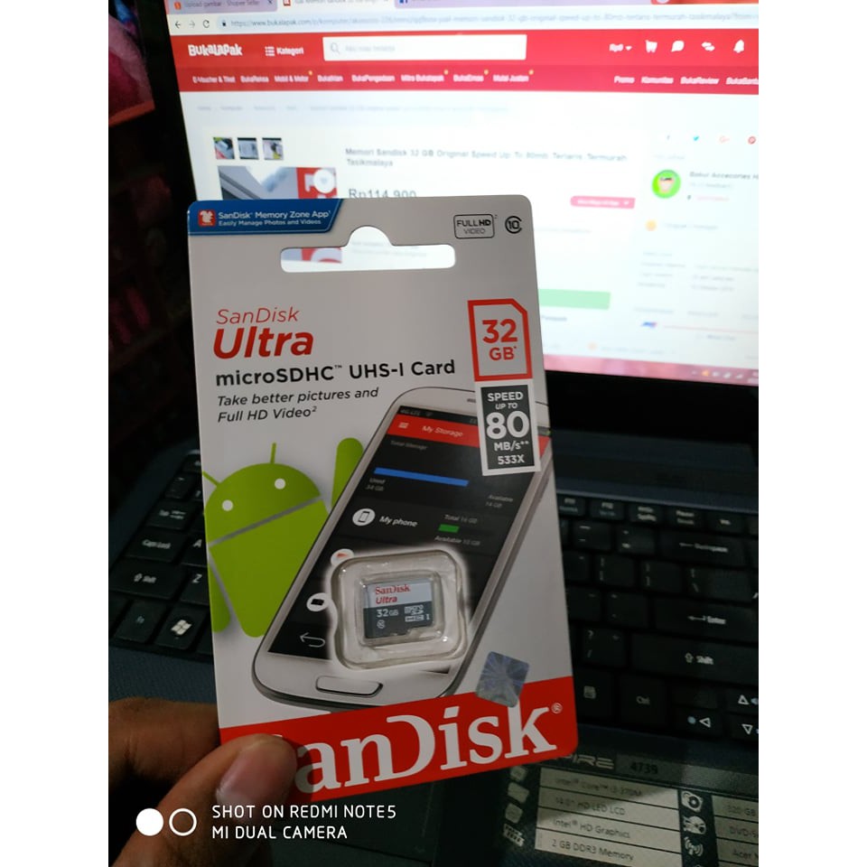 mmc  sandisk 32gb