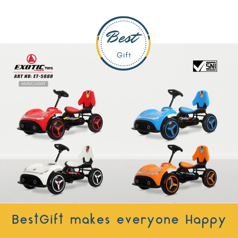 GOKART GOWES MODEL ET-5888 EXOTIC, SIZE BESAR