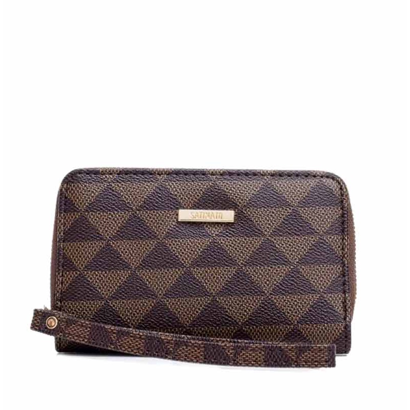 Satinato Brazil Dompet Kartu RFID Wanita