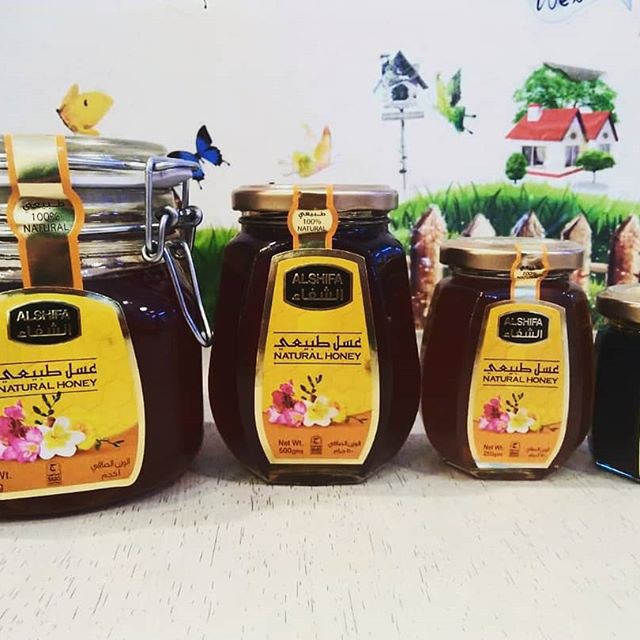 Madu Murni 100% Madu Asli Netto 1 Kg - Natural Honey Alshifa Al Shifa Original Import Saudi Arabia