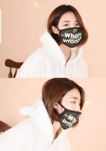 MASKER MULUT IKON SHOW TIME MASK WHAT'S WRONG?