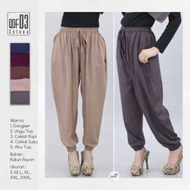 CELANA QIRANI QFC 03 COKLAT