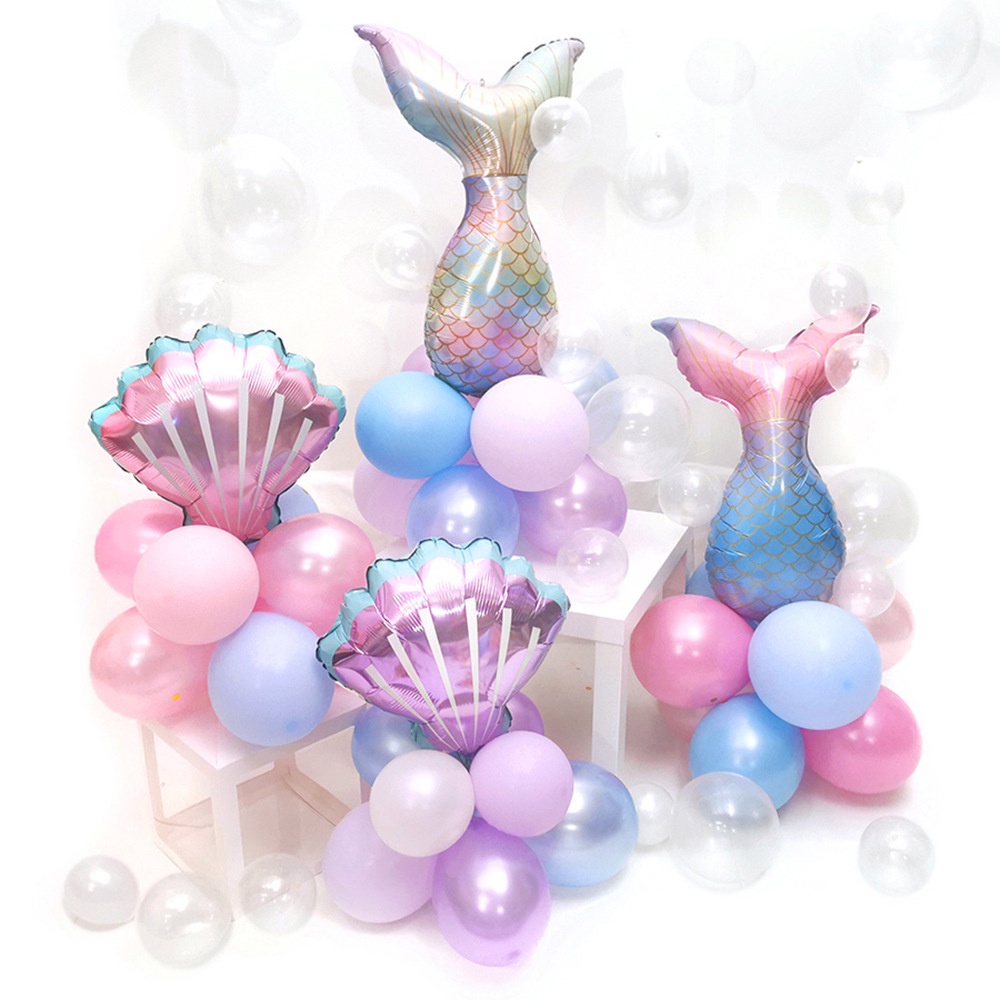 [ 1 set Mermaid theme balloon Decoration For Wedding Birthday Party Kids Gift ]