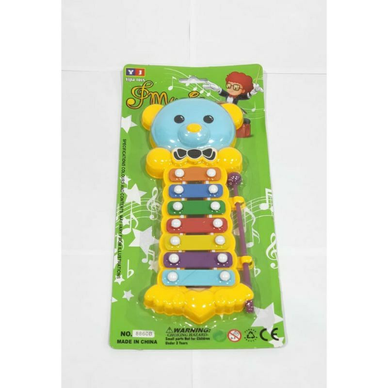 Mainan Alat Musik Pukul Xylophone Baby Musical Edukasi Anak Kulintang Bear Mainan Anak