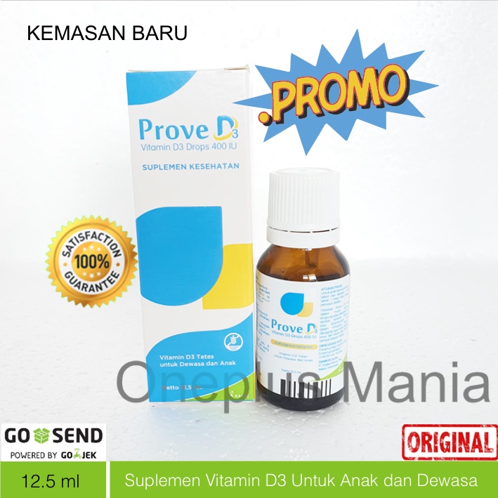 VITAMIN D3 ANAK DAN DEWASA PROVE D DROP