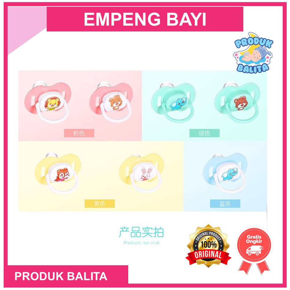 Empeng  Dot Bayi Biasa Dot Bayi Datar Dot Bayi Bulat  Baby Pacifier Baby Soother - Kompeng Bayi Food Grade