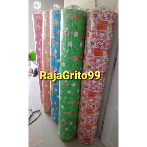 Perlak Bayi Meteran lebar 137cm ( Panjang tiap 1 Pcs 50cm ) / Kain Perlak Bayi motif Random PVC Sponge BabySheet