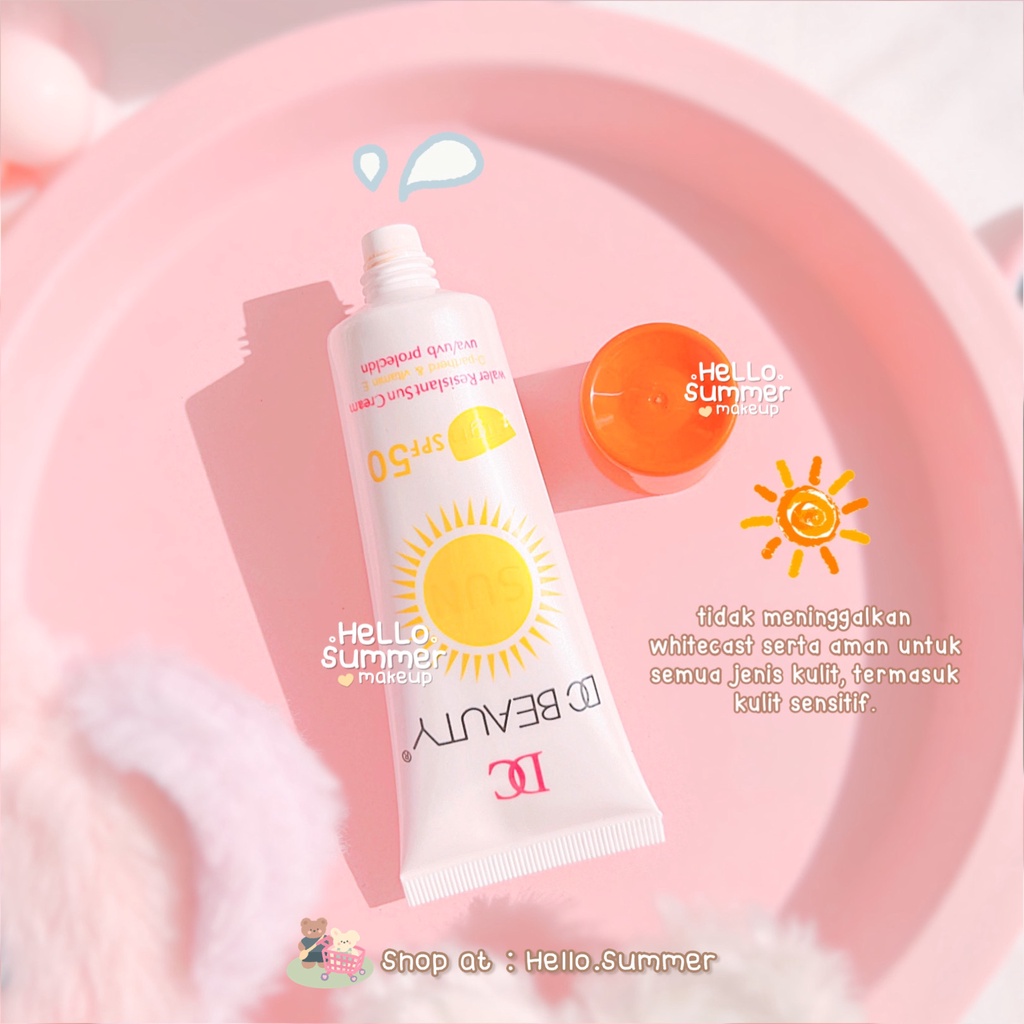 𝐒𝐔𝐍𝐒𝐂𝐑𝐄𝐄𝐍 - Beauty Sunscreen Sun Treatment Tabir Surya Lotion SPF 50 PA++ Water Ressisntant 50ml No Whitecast