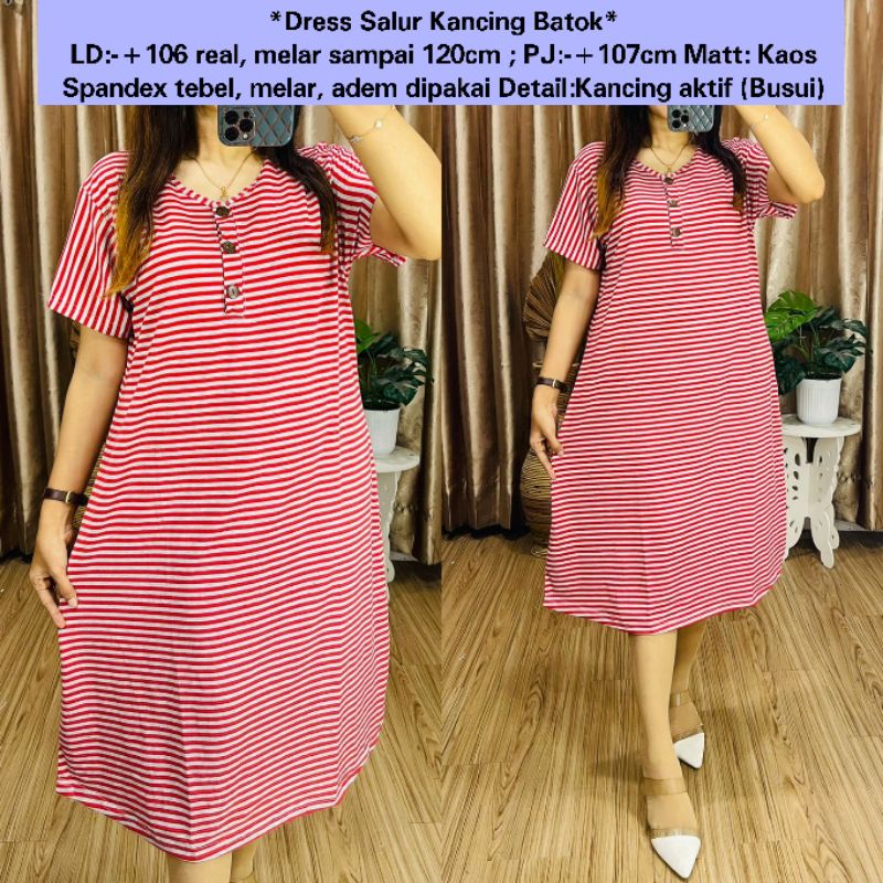 Dress Kaos / Dress Kaos  Saku / Dress Kaos Resleting / Dress kaos Murah /Dress Rempel Salur/ Daster Kaos / Daster Salur murah / Daster Salur Resleting