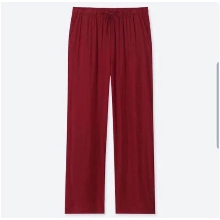 KULOT PANJANG UNIQLO/KULOT RAYON PREMIUM UNIQLO RELACO-MARUN