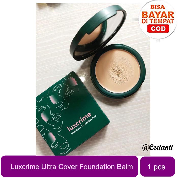 [COVER FOUNDATION BALM] [BPOM] LUXCRIME Ultra Cover Foundation Balm | Pudding | Cheesecake | Banana Split | Pancake | Waffle_Cerianti