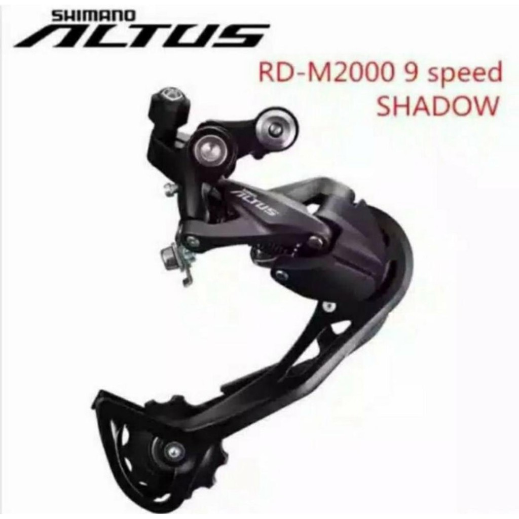 RD Shimano Altus M2000 9speed Shadow Rear Derailleur Shimano Altus Shadow Rd Altus