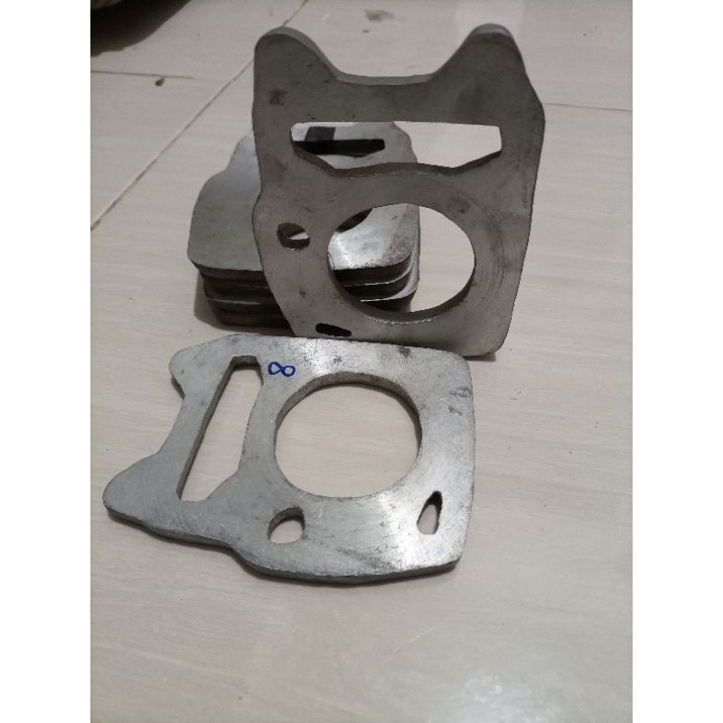 Ganjel Packing Paking Stroke up Almunium Cylinder Blok Mesin Kharisma 5 sampai 10 mm