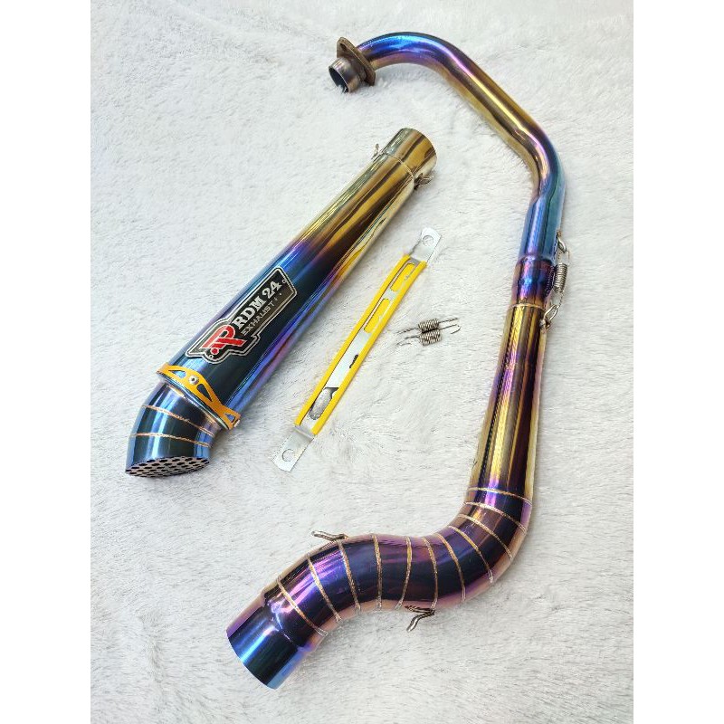 Knalpot Original RDM24 Semi Kanan Kobra For Vixion cod
