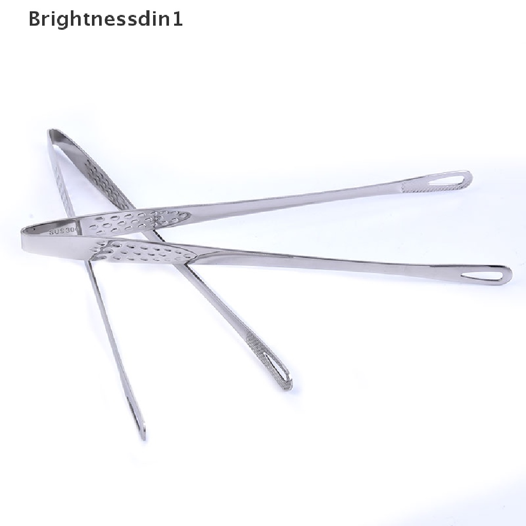 1 Pc Penjepit Makanan Bahan Stainless Steel Gaya Jepang Untuk Dapur