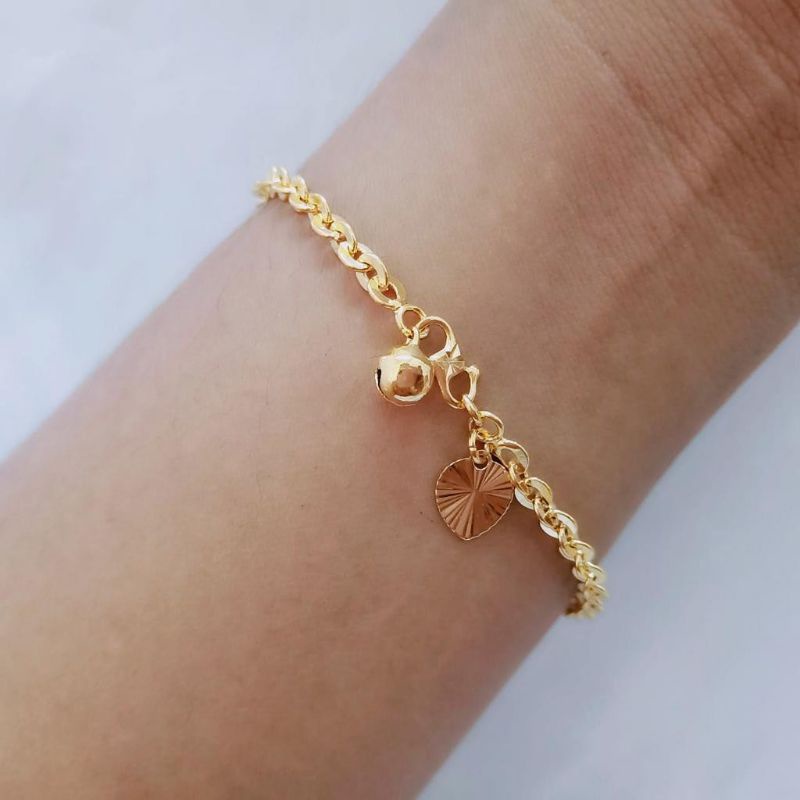 Missi - M41535 Gelang Tangan Rantai Nori Lapis Emas 24karat