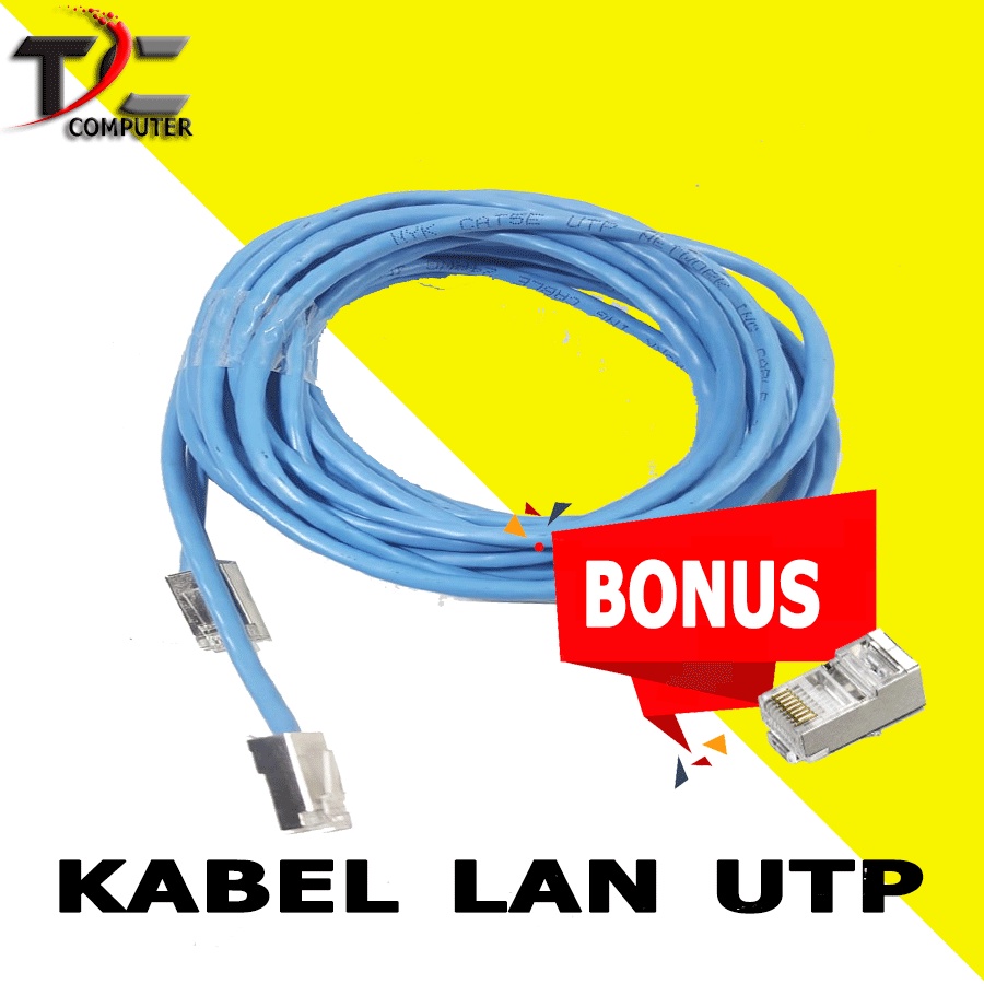 Kabel LAN Cat5e NYK RJ45 Besi Permeter