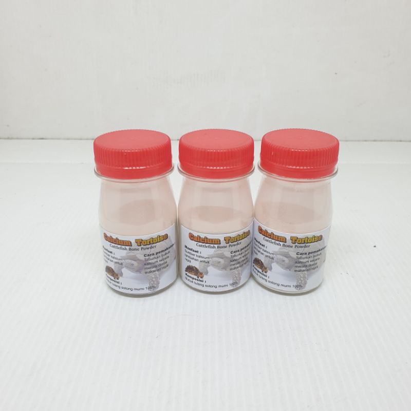 bubuk calsium turtle 20Gr tulang sotong murni kalsium reptile kura kura