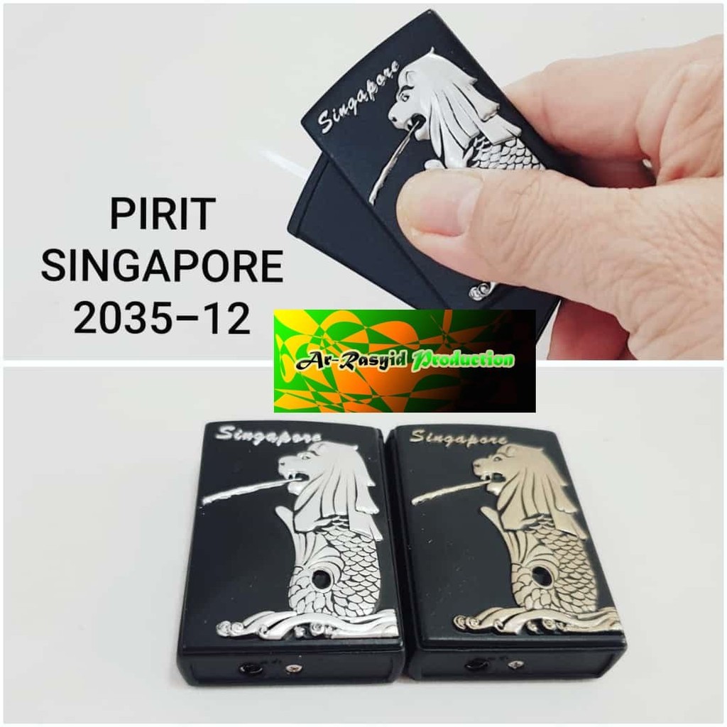 Hot Promo Korek Api Las Remi Sliding Gesek Motif Singapore 2035-12 Baru