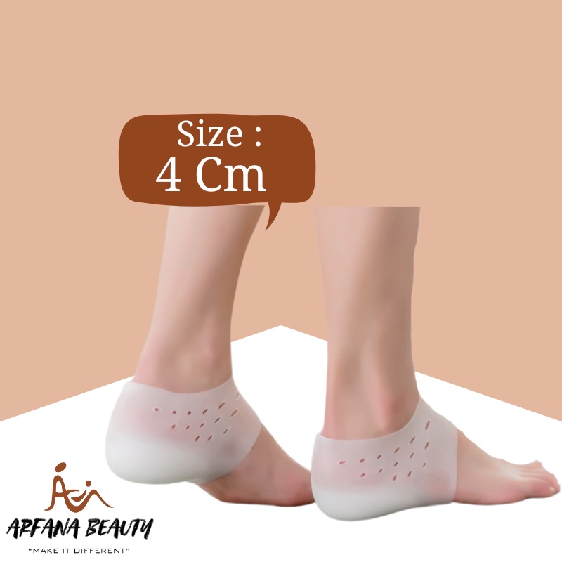 Sol Sepatu Peninggi Badan Silikon Insole Peninggi Posture Badan Pria Wanita Lembut Original