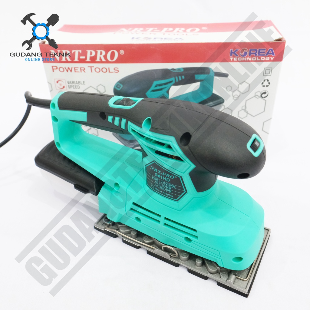 Mesin Amplas Sander NRT PRO 941HD Variable Speed / Finishing Sander 941 HD NRT PRO