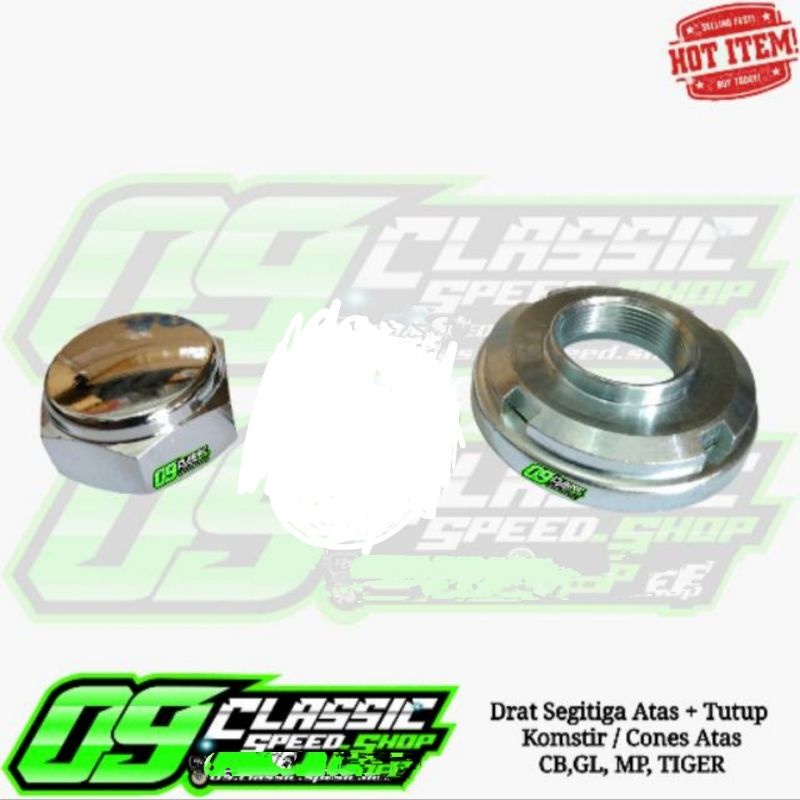 Mur Baut set Tutup Komstir Cones As Segitiga T Atas CB GL Pro Max 100 Megapro Tiger