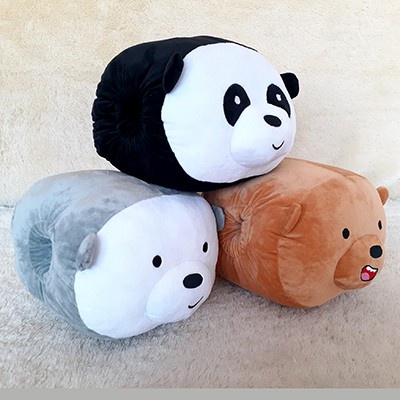 Bantal Tangan We Bare Bears WBB Handcover We Bare Bears, Bantal Penghangat tangan