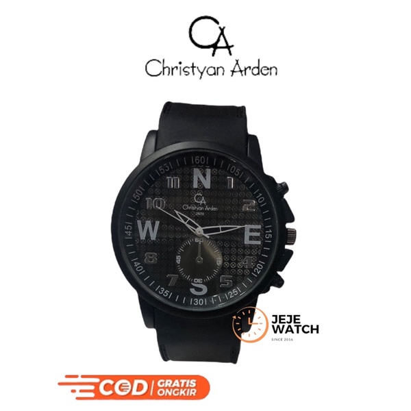 Jam Tangan Cowok Karet Cristyan Arden CA2609