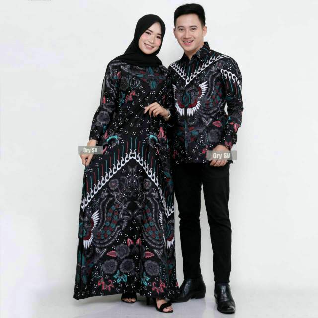 Coupel gamis suketteki puti