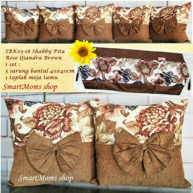 Set sarung bantal kursi tamu cantik