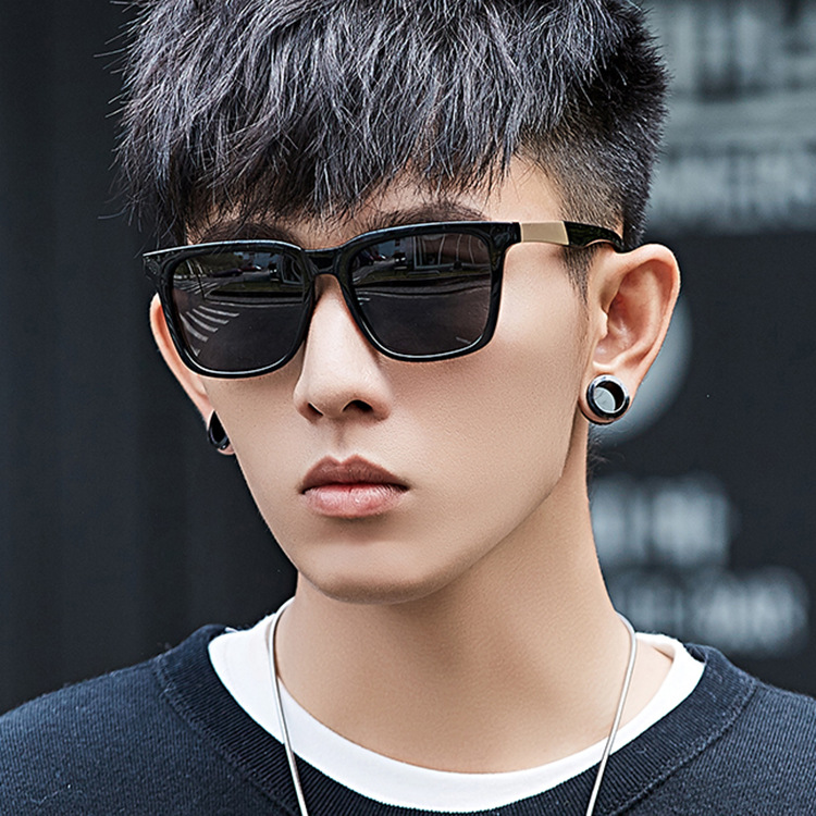 Fashionable Korean retro ins trend personality sunglasses