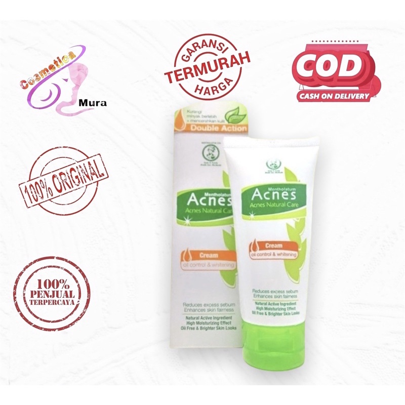 acnes cream wajah - acnes white &amp; control moisturizer 10 gr