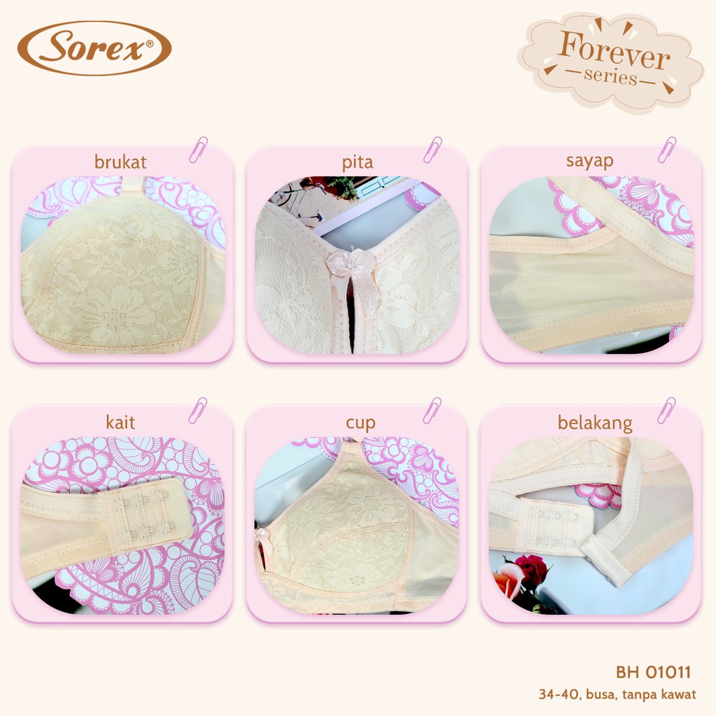 BRA BH basic 01011 TANPA KAWAT SOREX