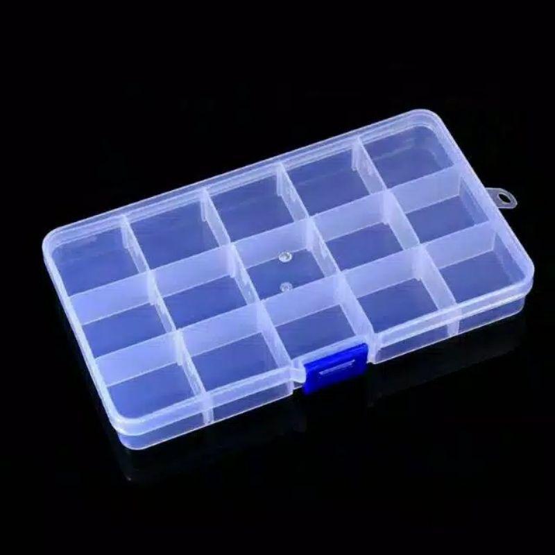 Grosir Kotak Manik Bahan Craft Box Sekat atau Kotak Obat Multifungsi