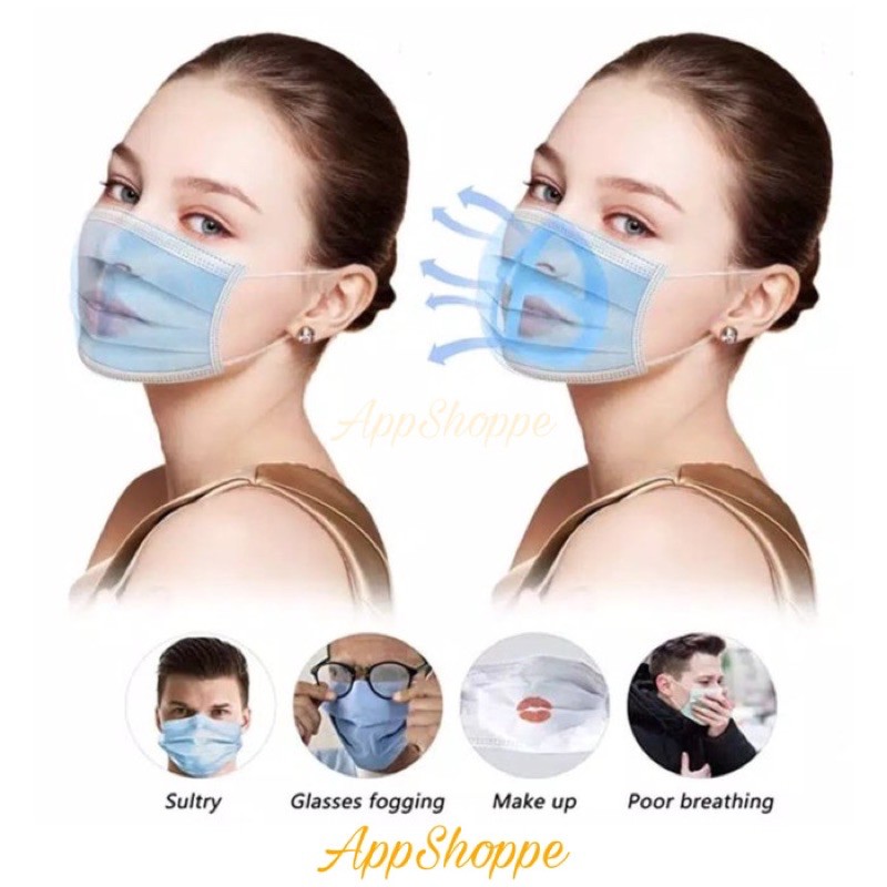 Bracket 3D Penyangga Masker Silicone Sirkulasi Udara Premium Quality