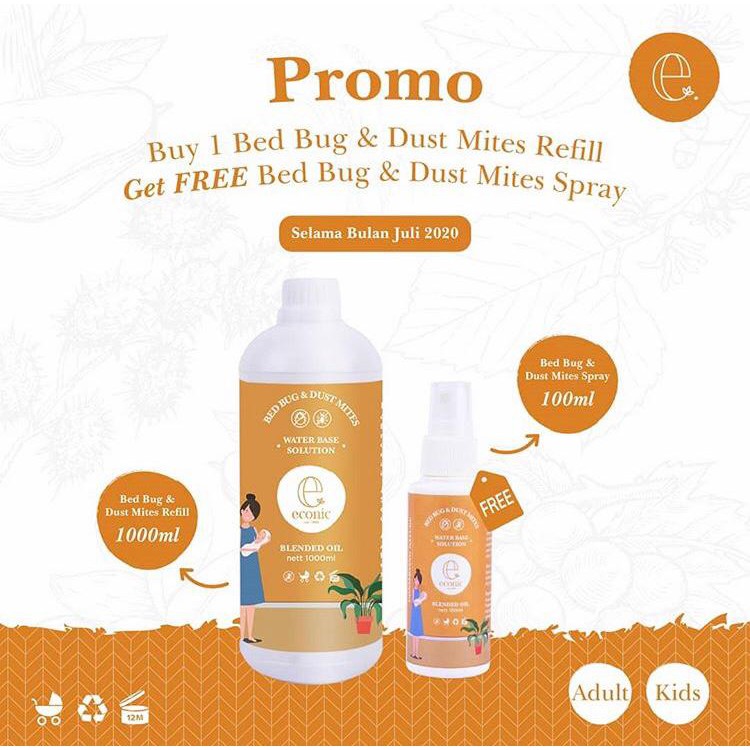 Anti Tungau &amp; Kutu Kasur Herbal Refill | Pengusir Tungau &amp; Kutu Alami | Bed Bug &amp; Dust Mites