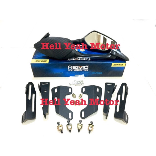 Paket Spion NMAX 2020 New Breket Visor Baut Anti Jebol Nemo Panjang