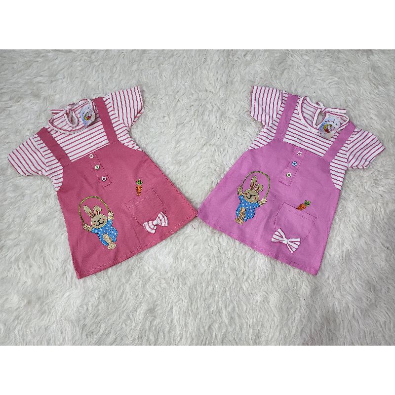 baju bayi perempuan dress baby girl hb8