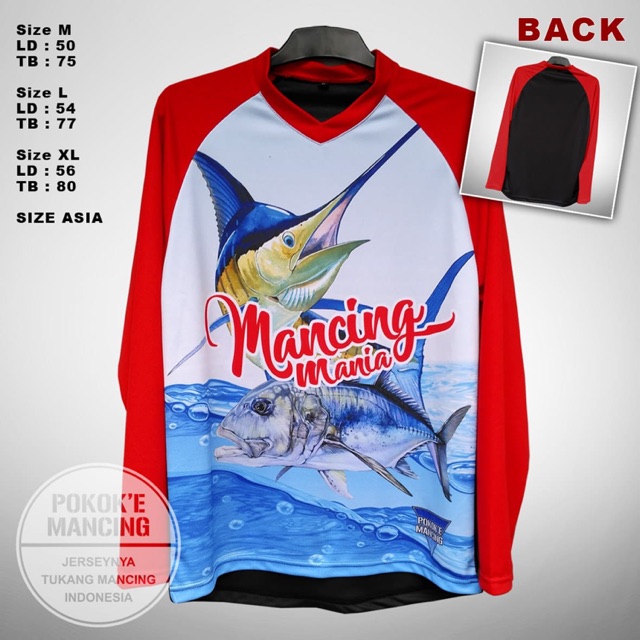 Jersey dryfit mancing mania